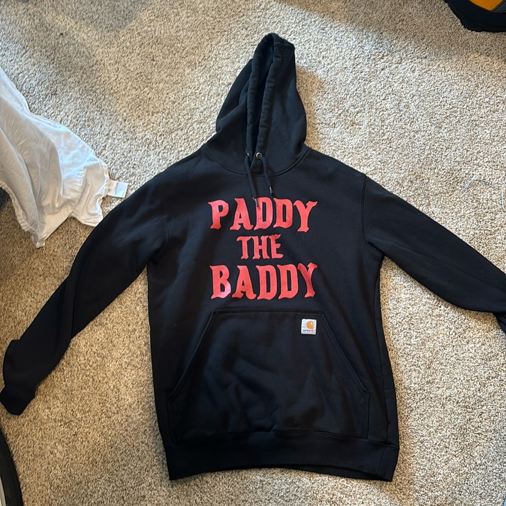 Men’s Limited Edition Paddy the Baddy Liverpool Barstool Carhart hoodie